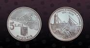 ROMANIA 5 Lei ROMANIA, KM# 213 , Silver, 5 Lei, 2006, Proof, The European Commission of The Danube. Very rare coin in excellent condition. -