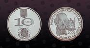 ROMANIA 10 Lei ROMANIA, KM# 236 , Silver, 10 Lei, 2009, Proof, Nicolae Balcescu. Coin housed in Original Mint capsule! Coin in excellent condit -