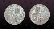 ROMANIA 10 Lei ROMANIA, Unlisted, Silver, 10 Lei , 2011, Proof, The International Year of Chemistry - Costin Nenitescu. Very rare coin in excel -