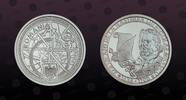 ROMANIA 10 Lei ROMANIA, KM# 281 , Silver, 10 Lei, 2011, Proof, The 375th Anniversary of Nicolae Milescu's Birth. Very rare coin in excellent co -