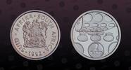 SOUTH AFRICA 2 Rand SOUTH AFRICA , KM# 145 , Silver, 2 Rand, 1992, Proof, Coin Minting. Coin in excellent condition! -