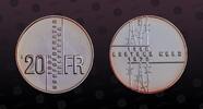 SWITZERLAND 20 Francs SWITZERLAND, KM# 72 , Silver, 20 Francs, 1992B, Proof, Gertrud Kurz (1890-1972). Coin housed in Original Mint capsule! Coin in -