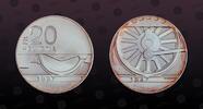 SWITZERLAND 20 Francs SWITZERLAND, KM# 78 , Silver, 20 Francs, 1997, Proof, 150th Anniversary - Swiss Raiway. Coin housed in Original Mint capsule! Co -
