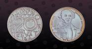 SWITZERLAND 20 Francs SWITZERLAND, KM# 79 , Silver, 20 Francs, 1997, Proof, Jeremias Gotthelf (1797-1854). Coin housed in Original Mint capsule! Coin -