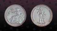 SWITZERLAND 50 Francs SWITZERLAND, KM# S22 , Silver, 50 Francs, 1984, Proof, Oberhasli Festival. Very rare type in Proof! Only 200 Proofs struck! High -