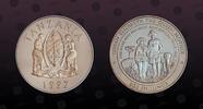 TANZANIA 500 Shilingi TANZANIA, KM# 47 , Silver, 500 Shilingi, 1997, Proof, Queen Elizabeth The Queen Mother. Coin in excellent condition! -
