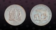 TANZANIA 2500 Shilingi TANZANIA, KM# 38 , Silver, 2500 Shilingi, 1998, Proof, Serengeti Wildlife - Wildbeest Herd. Coin housed in Original Mint Capsule -