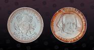 TOGO 500 Francs TOGO , KM# 19 , Silver, 500 Francs, 1999, Proof, Albert Einstein (1879-1955). Nice toning on Reverse! Coin in excellent conditi -