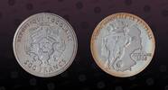 TOGO 500 Francs TOGO , KM# 41 , Silver, 500 Francs, 2001, Proof, FIFA Germany 2006 - Two players, map of Germany in background. Coin housed in -