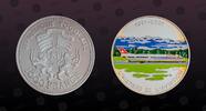 TOGO 1000 Francs TOGO , KM# 58, Silver, 1000 Francs, 2003, Proof, Airplane-MD81. Multicolored. Coin in excellent condition! -
