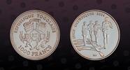 TOGO 1000 Francs TOGO , Unlisted, Silver, 1000 Francs, 2003, Proof, Olympics 2004 - 4 Marathon runners. Coin in excellent condition! -