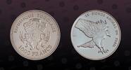 TOGO 1000 Francs TOGO , Unlisted, Silver, 1000 Francs, 2004, Proof, Eagle in flight. Coin in excellent condition! -
