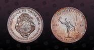 COSTA RICA COSTA RICA , KM# 207 , Silver, 300 Colones, 1981, Proof, 125th Anniversary - Death of Juan Santamaria. Scarce. Nice toning! Coin 300 Colon