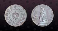 CUBA, KM# 337 , Silver, 10 Pesos, 1991, Proof, Ibero-American-Columbus at Gardenas. Coin in excellent condition!