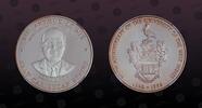 EAST CARIBBEAN STATES 10 Dollars EAST CARIBBEAN STATES, KM# 28 , Silver, 10 Dollars, 1998, Proof, 50th Anniversary - University of the West Indies - Sir Arthur L -