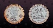 ETHIOPIA 5 Dollars ETHIOPIA, KM# 52 , Silver, 5 Dollars, 1972, Proof, Haile Selassie - bust right. Nice coin! -
