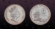 FIJI 10 Dollars FIJI, KM# 63 , Silver, 10 Dollars, 1993, Proof, Discovery of Fiji. Coin in excellent condition! -