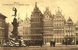 Belgien Ansichtskarte Anvers Belgien La Statue Brabo et les anciennes maisons -