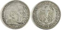 Deutschland 5 Reichsmark 5 Reichsmark Deutsches Reich Paul von Hindenburg 1847 - 1934 -