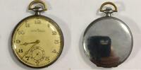 Schweiz Taschenuhr Louis Grisel Taschenuhr open face mit Etui Louis Grisel Handaufzug -