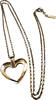 Kette + Anhänger Silber JETTE Herz Anhänger Zirkonia + Jette Kette 90 cm 925 er Sterling Silber -