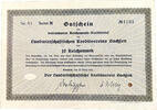 Deutschland Deutschland Drittes Reich Dresden 10 Reichsmark Gutschein landwirtschaftlicher Kreditbrief Sachsen Buchstabe H -