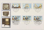 Deutschland 3 Ersttagsbriefe Großformat Briefmarken Loriot auf der Rennbahn und 2x Duftbriefmarken Obst -