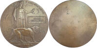 England Medaille Bronze Erinnerungsmedaille Dead man's Pen He died for Freedom and Honour George William Dent Widow's Penny -
