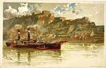 Deutschland Postkarte Ehrenbreitstein Koblenz AK mit Dampfer -