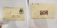 Mexico Briefumschlag Ganzsache Briefumschlag ohne Brief Mexico über New York nach Heidelberg 20 cent Corgeos Me -