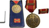 Deutschland Bundeswehr Bronze Einsatzmedaille mit Bandspange Act.Endeavour Einsatz gegen Terror mit Spange -