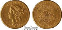 USA 20 dollars USA - 20 dollars 1858-S San Francisco - PCGS XF 45 -