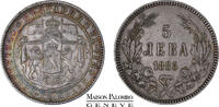 Bulgarie 5 leva 1885 - vz / vz+ 250,00 EUR  + 18,00 EUR frais d'envoi