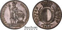 Suisse 4 francs 1813 Canton de Lucerne unz 1350,00 EUR  + 18,00 EUR frais d'envoi