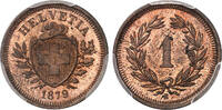 Suisse Rappen 1879 B Berne - Top Pop ! PCGS MS 64 RB 550,00 EUR  + 18,00 EUR frais d'envoi