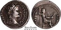 Romaines Denier (15-18) Lyon (Lugdunum) - Tib&egrave;re (14-37) vz 795,00 EUR  + 18,00 EUR frais d'envoi