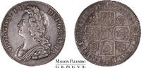 Angleterre 1/2 couronne 1732 Londres - George II (1727-1760) vz+ 595,00 EUR  + 18,00 EUR frais d'envoi