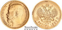 Russie 15 roubles 1897 АГ Saint-P&eacute;tersbourg - Nicolas II (1894-1917) vz 2650,00 EUR  + 25,00 EUR frais d'envoi