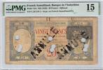 Billet 1943 Côte française des Somalis - Banque de l'Indochine CHOICE FI... 2000,00 EUR  + 18,00 EUR frais d'envoi