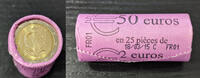 MONACO 2€ EUROS ROULEAU NEUF 25 x 2€ EUROS -