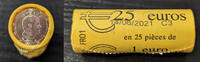 MONACO 1€ EURO ROULEAU NEUF 25 x 1€ EURO -