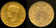 Italy 40 Lire Napoléon Ier (1805-1814) Milan mint -