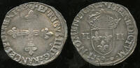 France 1/4 d'Ecu Henri III (1574-1589) -