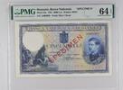 Romania 5 000 Lei Roumanie Spécimen 5 000 Lei 1931 Pick 35s PMG Choice UNC 64 EPQ -