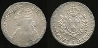 France Ecu aux branches d'olivier Louis XVI (1774-1792) Atelier de Limoges -