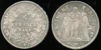 France 5 Francs Union et Force Directoire (1795-1799) Paris mint -