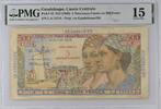 Guadeloupe 5 NF / 500 Francs 5 Nouveaux Francs on 500 Francs -