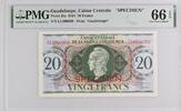 Guadeloupe 20 Francs Specimen -