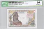 India 5 Roupies Indes Françaises Spécimen 5 Roupies (1946) Pick 5s ICG Choice UNC 66 -