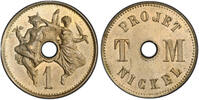 France 1 (Centime) IIIe République (1871-1940) - Essai Epreuve TM -
